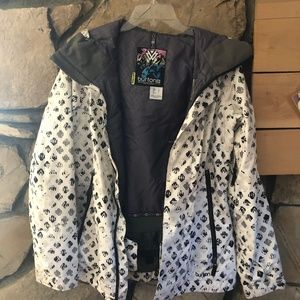 Burton Black and White Snow Jacket